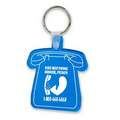 Soft Squeezable Key Tag (Telephone)